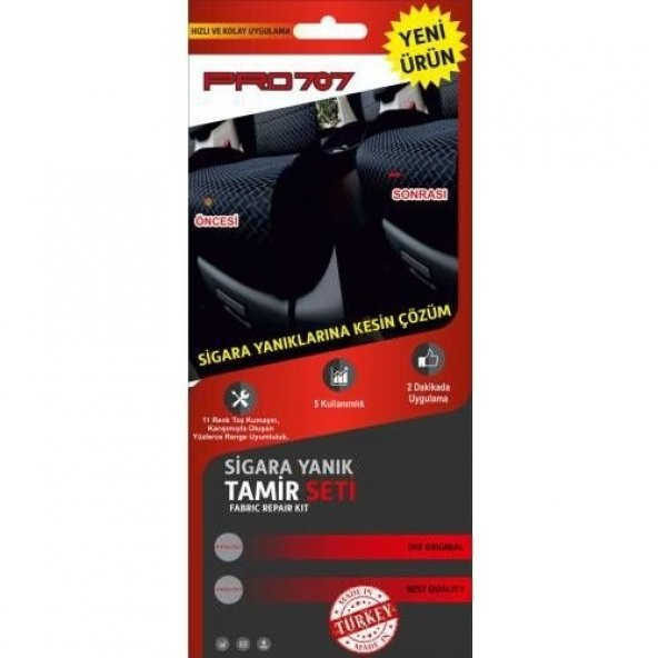 PRO707 KUMAŞ TAMİR SETİ
