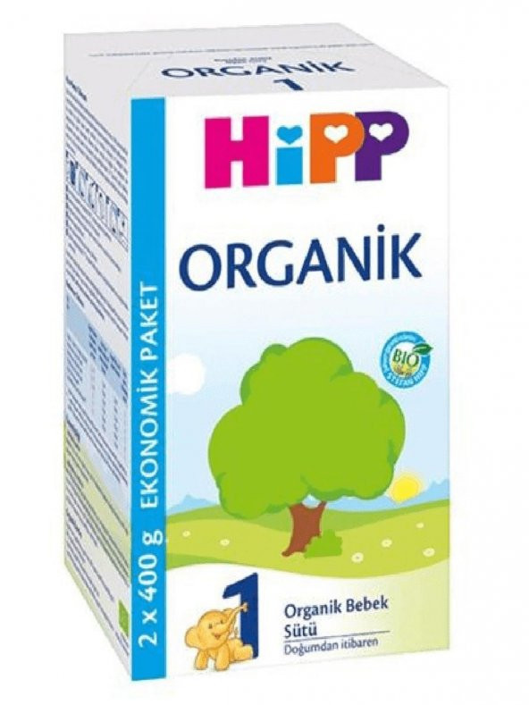 Hipp 1 Organik Devam Sütü 800 gr-Doğumdan İtibaren