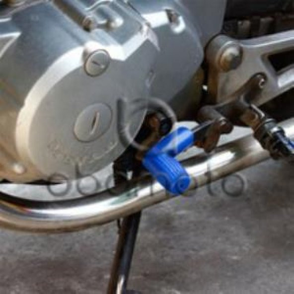 Motosiklet Silikon Vites Pedal Kılıfı (Çorabı) - Beyaz - 2