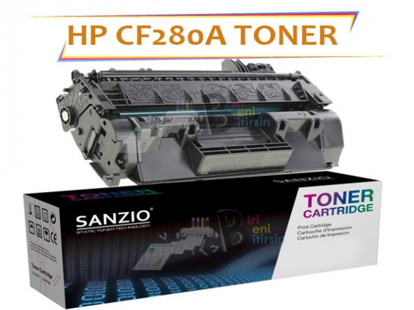 HP LaserJet CF280A Muadil Toner Pro 400, M401, M425