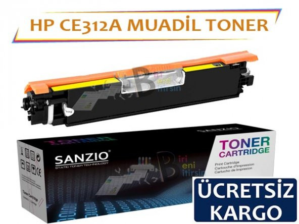 Hp LaserJet Pro 100 Ce312A Muadil Toner CP1025 CP1025nw M175 M175nw M176n M176fw M275 126A
