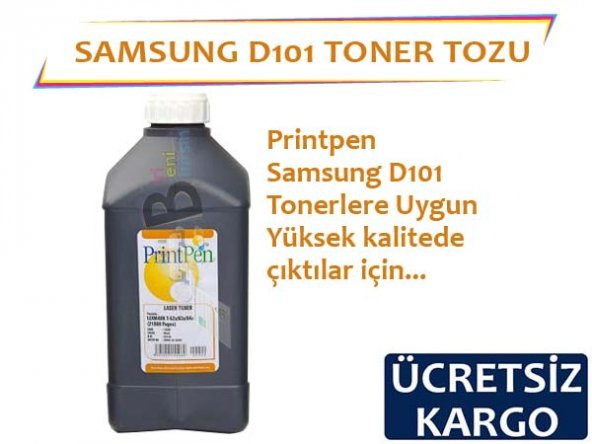 SAMSUNG MLT D101 D111 Toner Dolumu için Siyah Toner Tozu 1kg