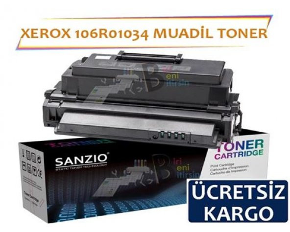 Xerox Phaser 3420 3425 Muadil Toner 106R01034