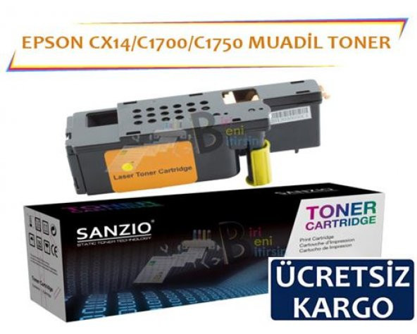 Epson Cx17 Muadil Toner Mavi C1700 C1750