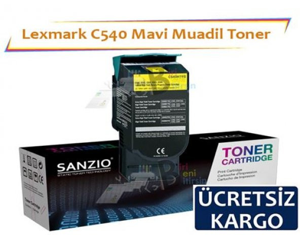 Lexmark C540 Muadil Toner Sarı C540 C543 C544