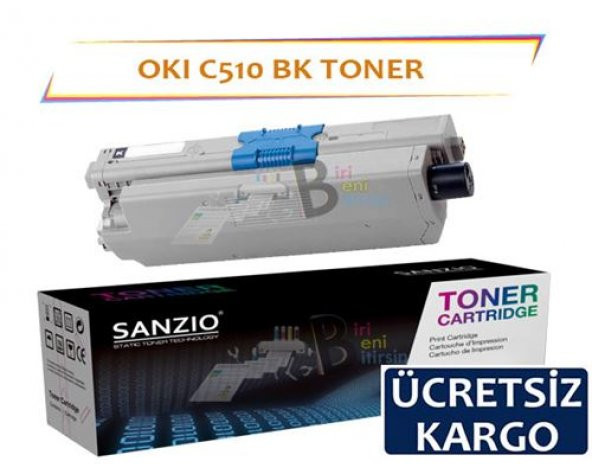 Oki C510 Muadil Toner Siyah Yüksek Kapasiteli C511 C530 C531 MC352 MC361 MC561 MC562