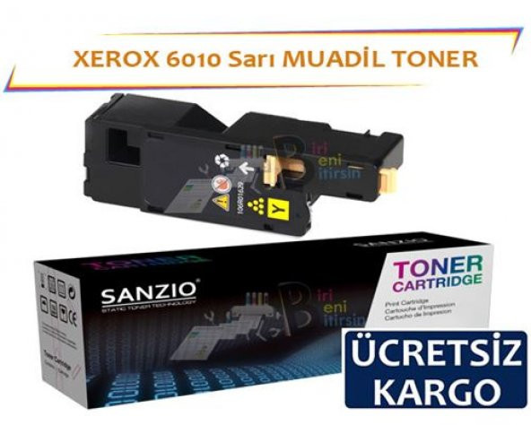Xerox 6010 Sarı 106R01633 Muadil Toner Phaser 6000 6010 Wc6015