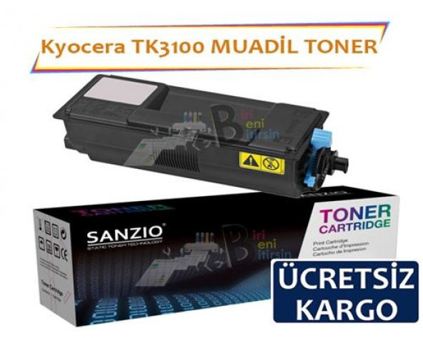Kyocera TK3100 Muadil Toner Kyocera Ecosys FS-2100D FS-2100DN M3040dn M3540dn