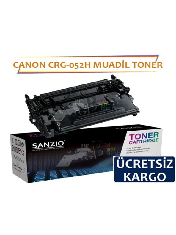 Canon CRG-052H Muadil Toner 9000 syf i-SENSYS LBP212dw LBP
