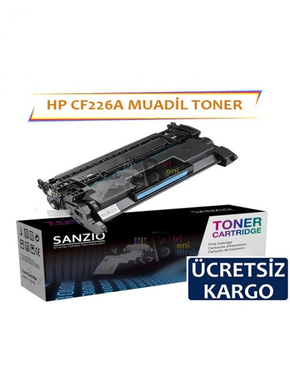 HP CF226A Siyah Muadil Toner 3100 syf Laserjet Pro M402 n dn dw M