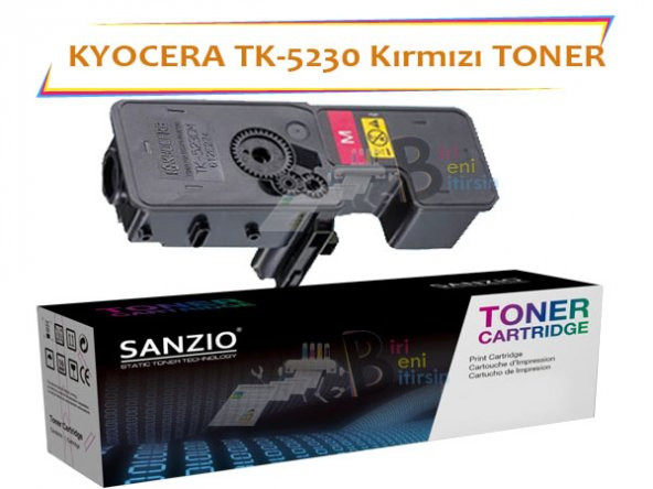 Kyocera Mita TK5230 Magenta Kırmızı 2200 Sayfa Muadil Toner ECOSYS P5021 M5521