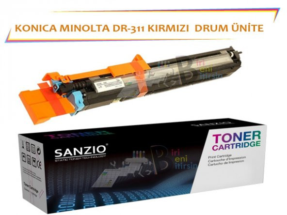 Konica Minolta DR 311M Kırmızı 120 000 Sayfa Drum Ünite Bizhup C220 C280 C360