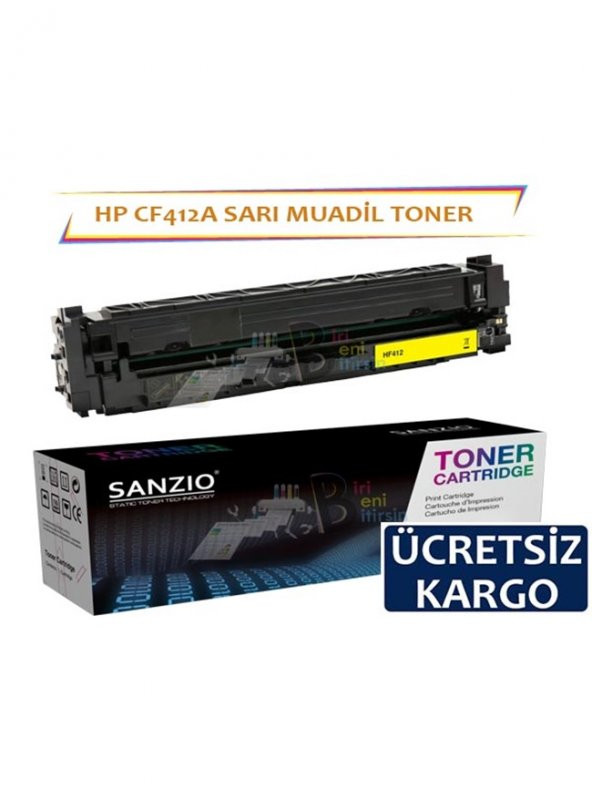 HP CF412A Sarı Muadil Toner M452dn MFP M477fdn M452nw M377dw M477