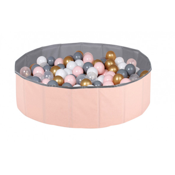 Baby Marine Katlanabilir Top Havuzu - Oyun Alanı - Oyun Halısı + 150 Adet 5 Renk Top Hediye - 5