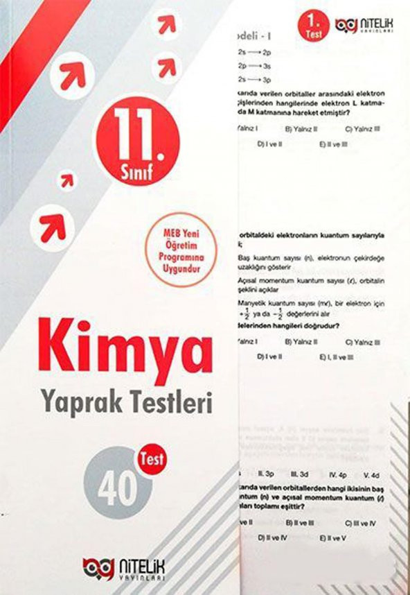 Nitelik 11. Sınıf Kimya Yaprak Test