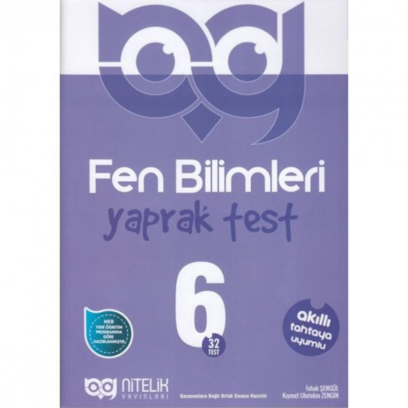 Nitelik 6. Sınıf Fen Bilimleri Yaprak Test