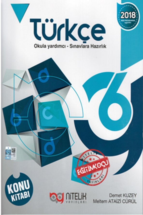 Nitelik 6. Sınıf Türkçe Konu Kitabı