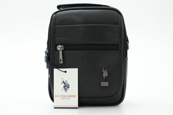 Plevr 6754 Us Polo Assn Suni Deri Omuz Askılı, Kulplu Erkek Portföy Çantası - 3