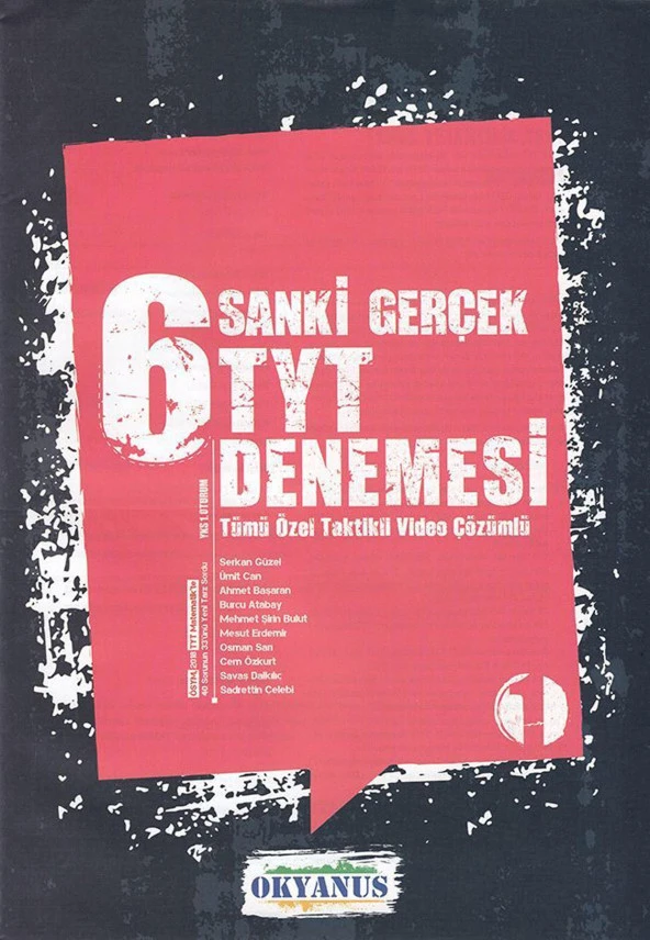 Okyanus Sanki Gerçek TYT 6 Denemesi