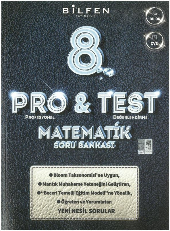 Bilfen Pro&Test Yeni Matematik 8.Sınıf Soru Bankası