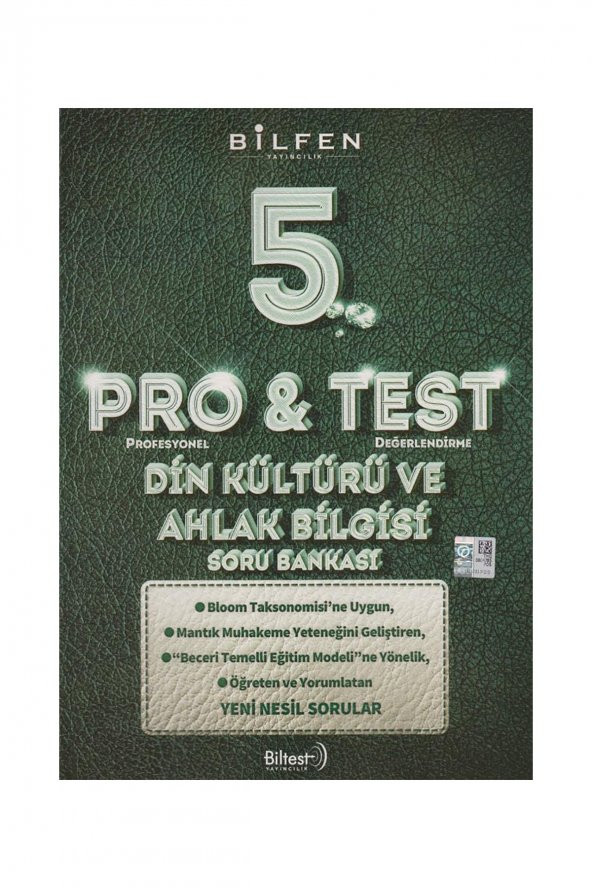 5. Sınıf Pro&Test Din Kültürü Ve Ahlak Bilgisi Soru Bankası