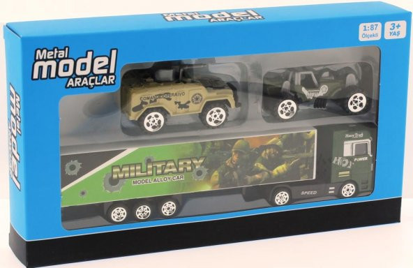 3Lü Die Cast Panzerli Askeri Araçlar