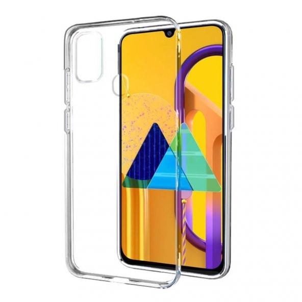 Samsung Galaxy M30S Şeffaf Kaliteli Sararmaz İnce Silikon Kılıf - Resim 4
