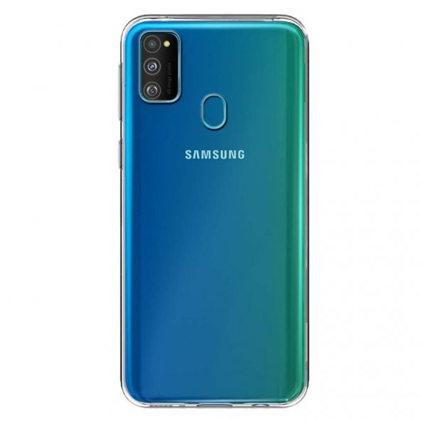 Samsung Galaxy M30S Şeffaf Kaliteli Sararmaz İnce Silikon Kılıf - Resim 5