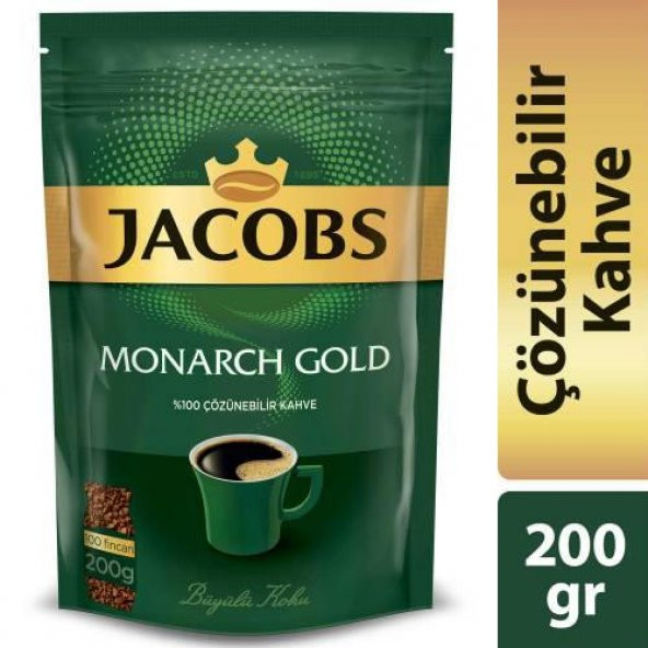 Jacobs Monarch Gold 200g Ekopaket Hazır Kahve