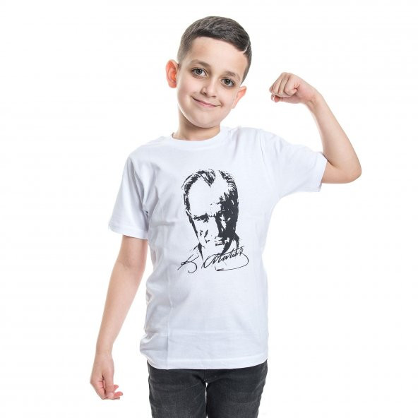 Unisex Baskılı Atatürk Tshirt