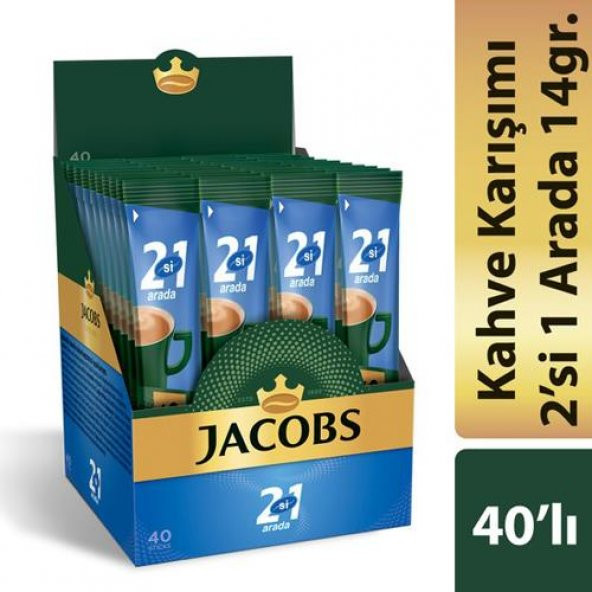 Jacobs 2si1 Arada Kahve 40 adet