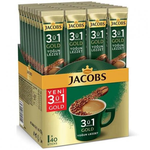 Jacobs 3ü1 Arada Gold Yoğun Lezzet 40 lı