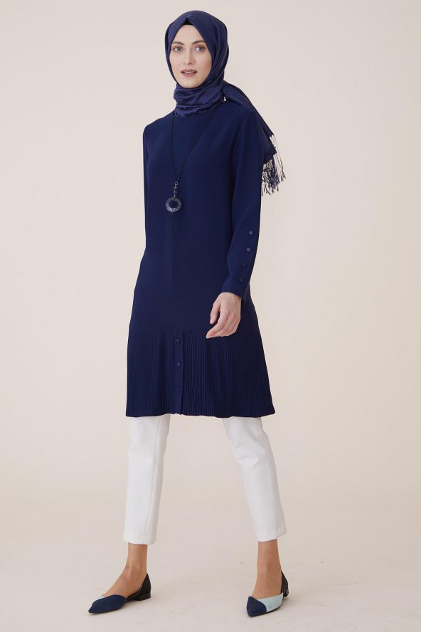 Sitare Etek Altı Piliseli Tunik 20K331 - 2