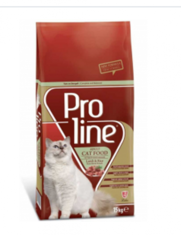 Proline Kuzu Etli Pirinçli yetişkin kedi maması 15 kg