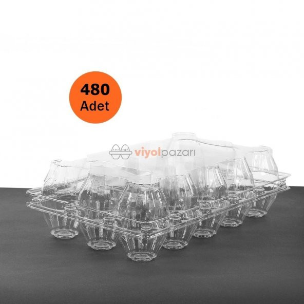 Plastik 15 li Yumurta Viyolu (480 Adet) Larpast - 3