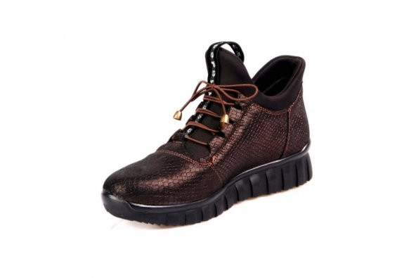 Venüs Kadın 1854913k Hakiki Deri Platin ve Bakır Günlük Ayakkabı - 8