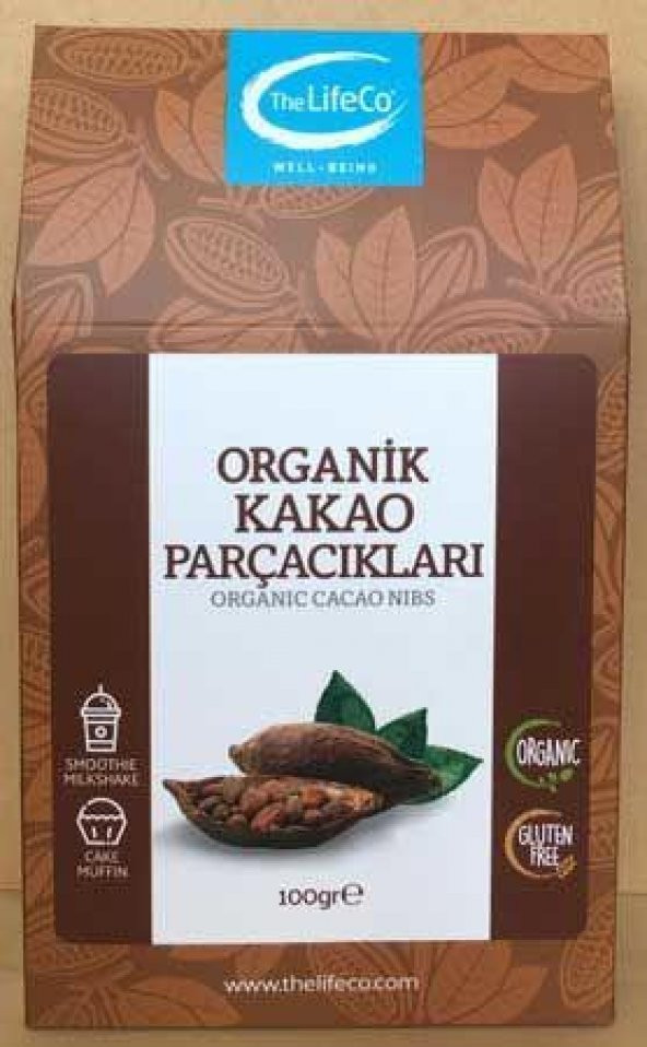 The Lifeco Organik Kakao Parçacıkları 100 gr