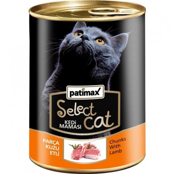 Patimax  Select Cat Parça Kuzu Etli Kedi Konservesi 400 Gr