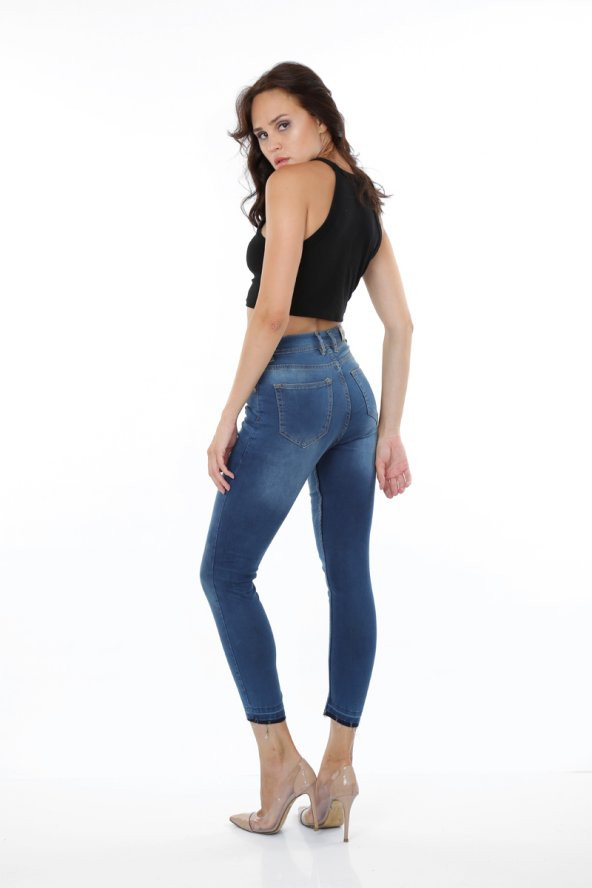 VİKİNGS JEANS Bayan Kot - Denim Pantolon - 30-boy-9001 - 2