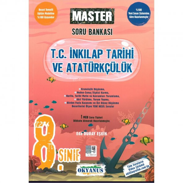 Okyanus 8.Sınıf Master T.C İnkilap Tarihi Soru Bankası