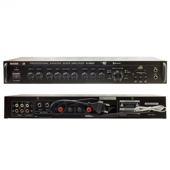 OSAWA K-008 U 150W USB 4 MİK BALANSLI BT/TRAFOSUZ-ANFİ  MAGICVOIC