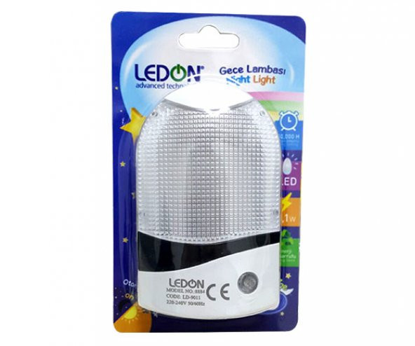LEDON LD-9011 LEDLİ GECE LAMBASI FOTOSELLİ * QL-8884 SENSÖRLÜ