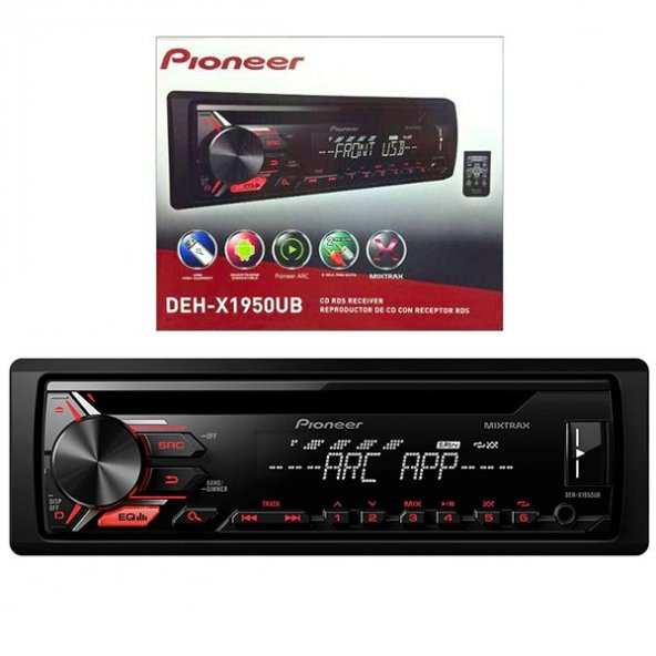 PIONEER DEH-S1050UB CD PLAYER USB/FM OTO TEYP  (X1750-1850-1950)