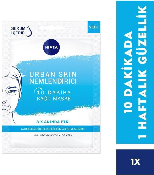 Nıvea Urban Skın Nemlendirici Kağıt Maske
