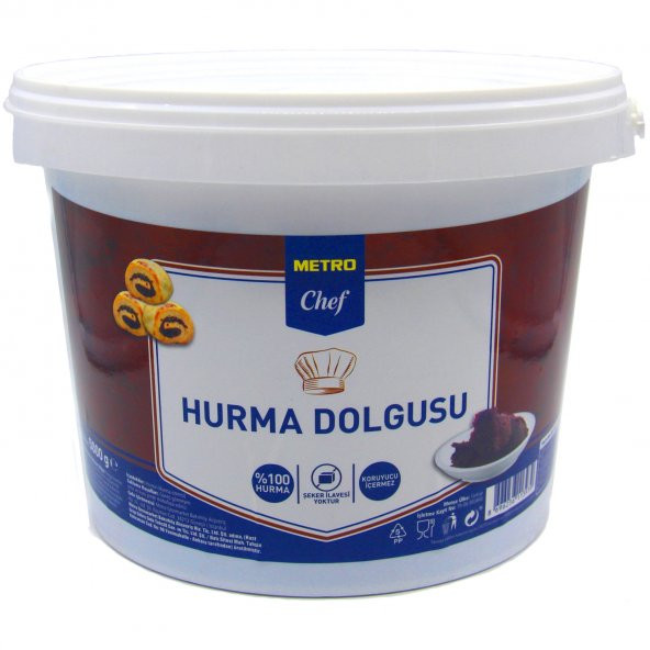 Metro Chef Hurma Dolgusu (Püresi) (5 kg)