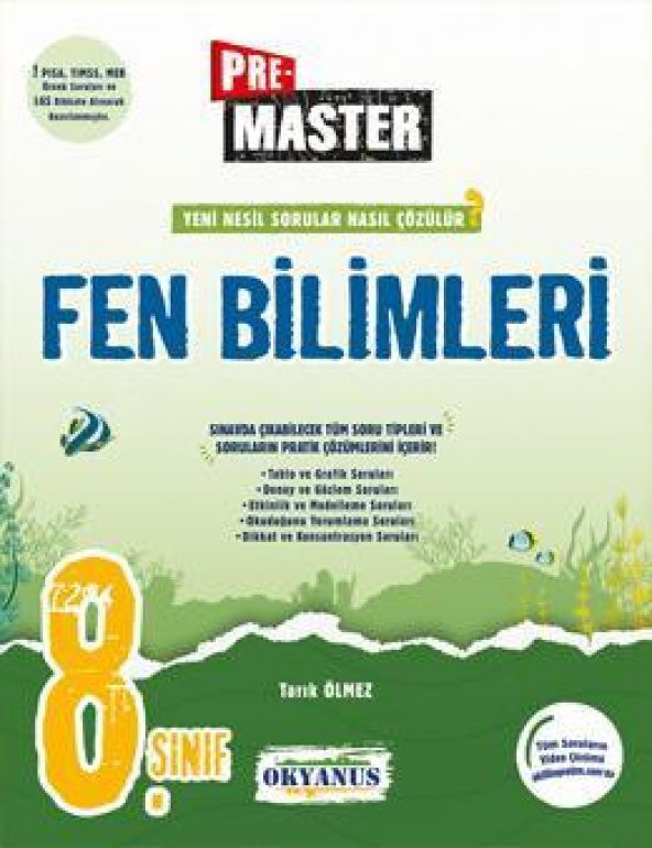 OKYANUS 8.SINIF PRE MASTER FEN BİLİMLERİ Soru Bankası