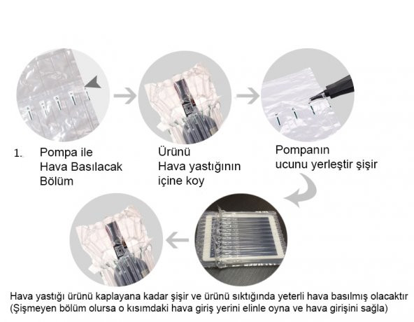 Balonlu Naylon Hava Yastığı Ambalaj (Havalı Naylonu) 30 X 30 cm - 7