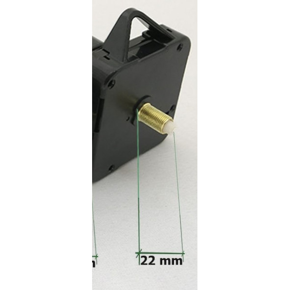 Aypaş Akar Sessiz Saat Motoru ve Mekanizması (set) 22 mm. - 4