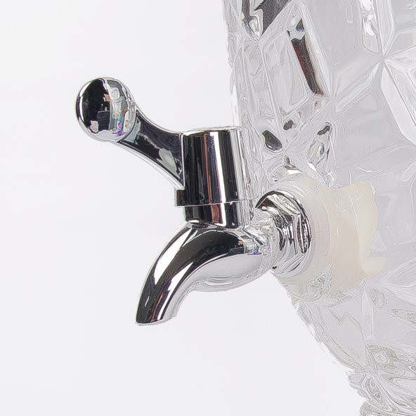 Cam Damacana Yedek Musluk Cam Sebil Musluğu, Basmalı ve Çevirmeli Model - 3