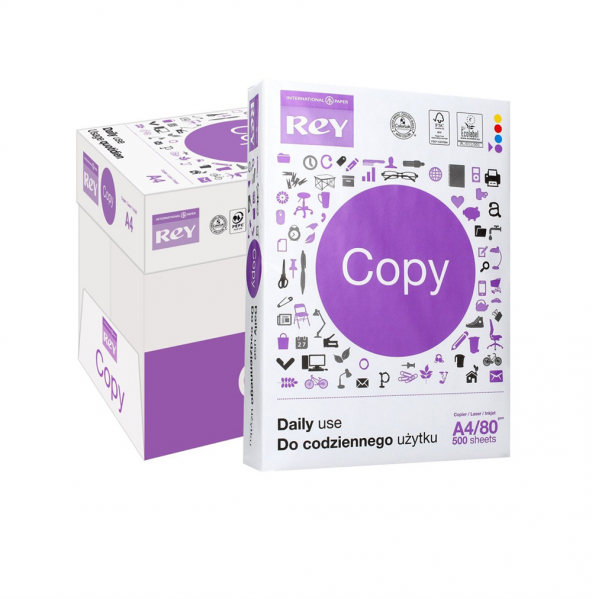 Rey Copy A4  80 gr Fotokopi Kağıdı 5x500 (1 koli) 5 li Paket